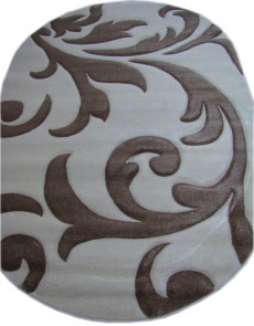 Синтетический ковер Lambada 451 brown-white  - высокое качество по лучшей цене в Украине.
